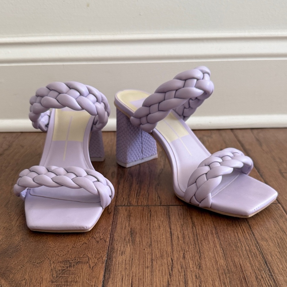 Dolce Vita Paily Braided Sandal in Lilac Stella